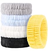 Teenitor Spa Headband, 5 Pieces Makeup Headband for Washing Face, Hairband Yoga Sports Shower Fac...
