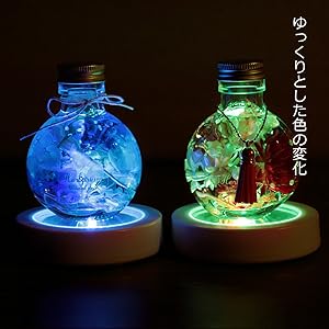 Amazon｜ハーバリウム ディスプレイ ライト LED コースター