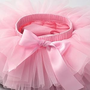 bowknot elastic waist tutu skirt