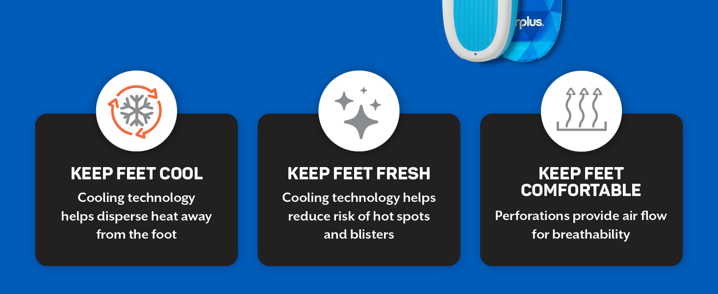 Keep Feet Cool, Keep Feet Fresh, Keep Feet Comfortable