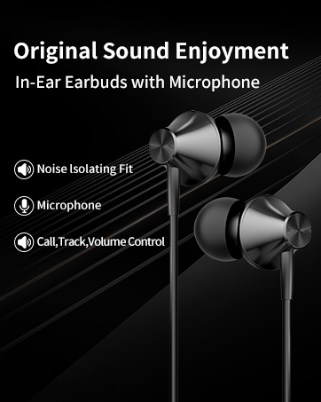 In-Ear Earbuds with Microphone