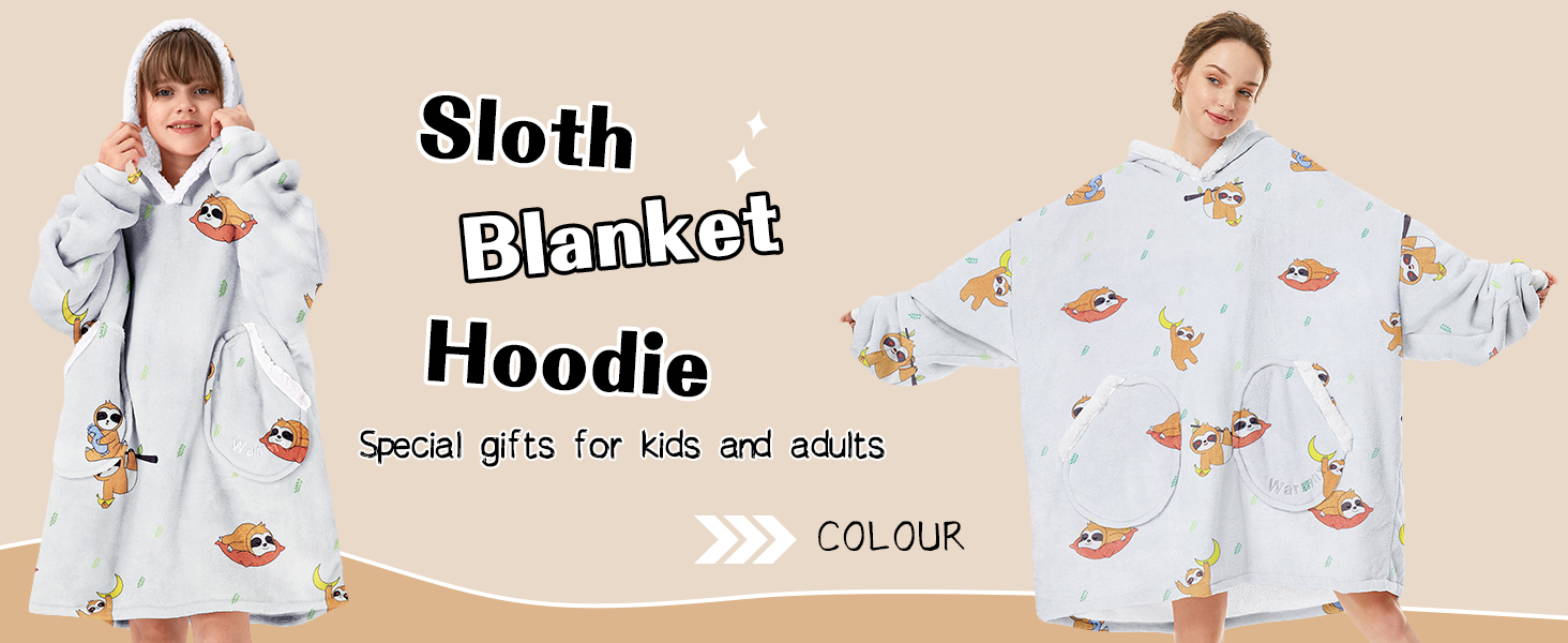 Zando Oversized Wearable Blanlet Hoodie Blankets Winter