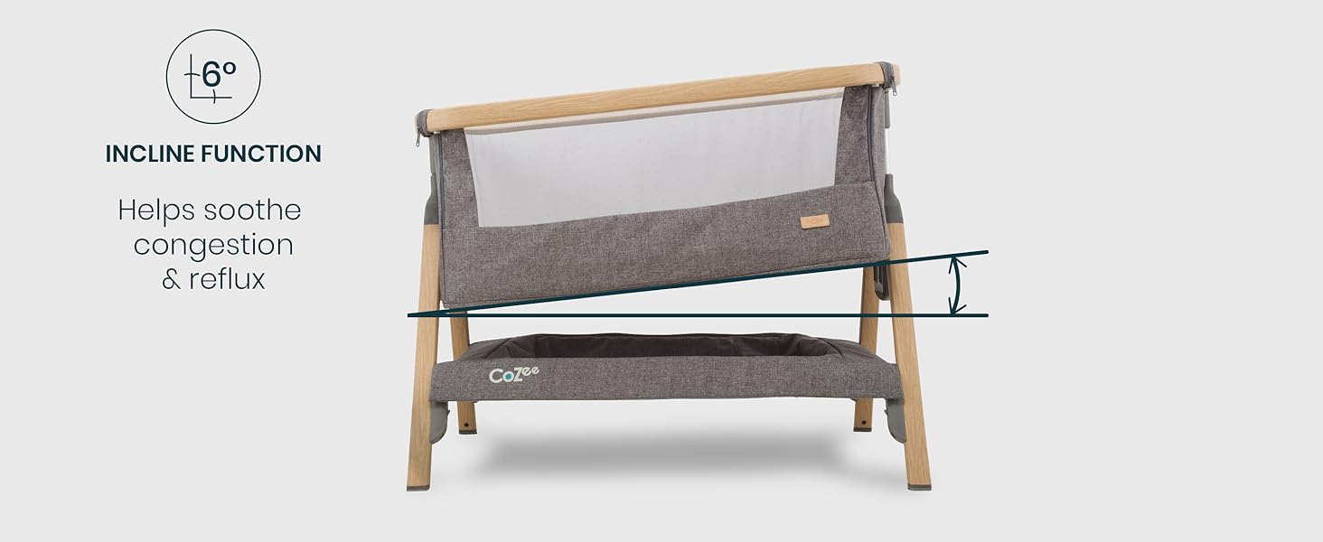 Tutti Bambini CoZee® Next to Me Crib & Standalone Baby Cot, CoSleeper