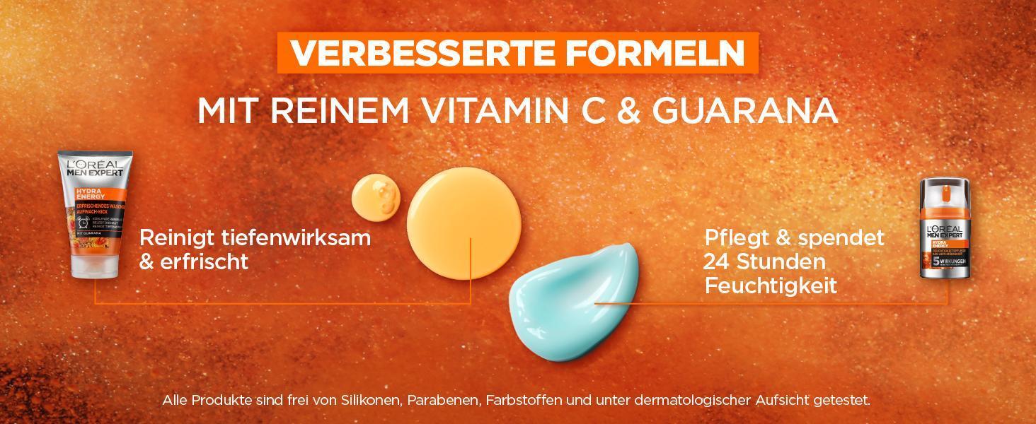 Gesichtspflege Vitamin C, Gesichtsreinigung Vitamin C