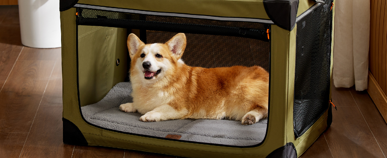 Joydeco dog bed mat for crate kennel washable machine living room sofa coach