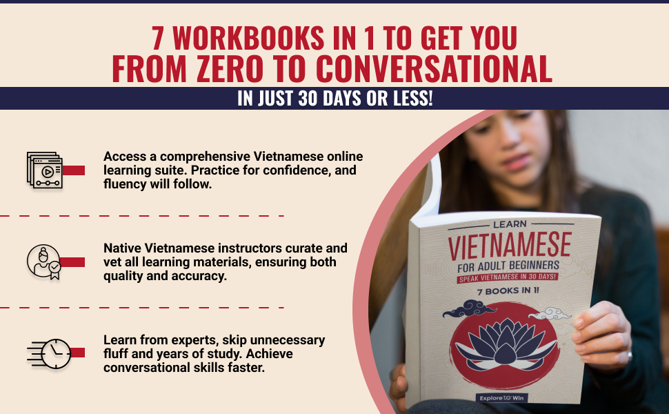 Learn Vietnamese for Adult Beginners: 7 Books in 1: Speak