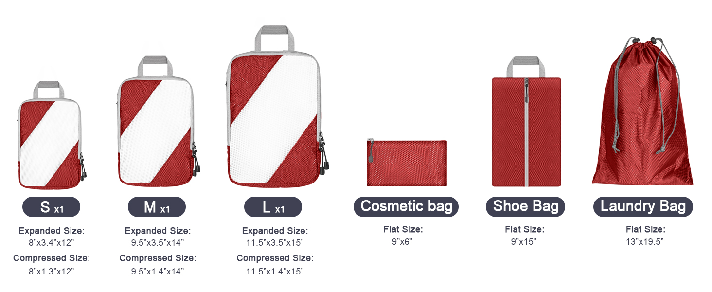 Compression Packing Cubes