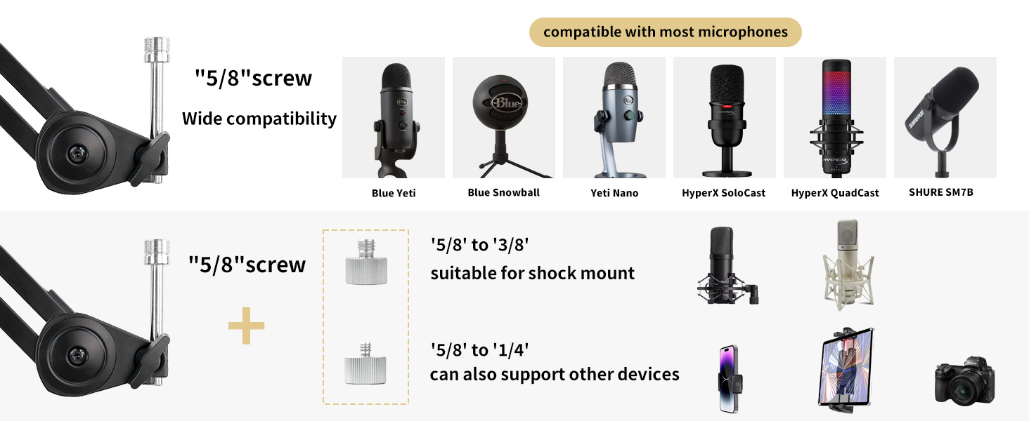 boom arm for Blue Yeti