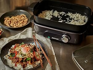 Cuisinart, Pişirme, 5'i 1 Arada Çok Amaçlı Pişirici, GRMC3E, Çok Amaçlı Pişirici, Izgara, Pişirme, Buharda Pişirme