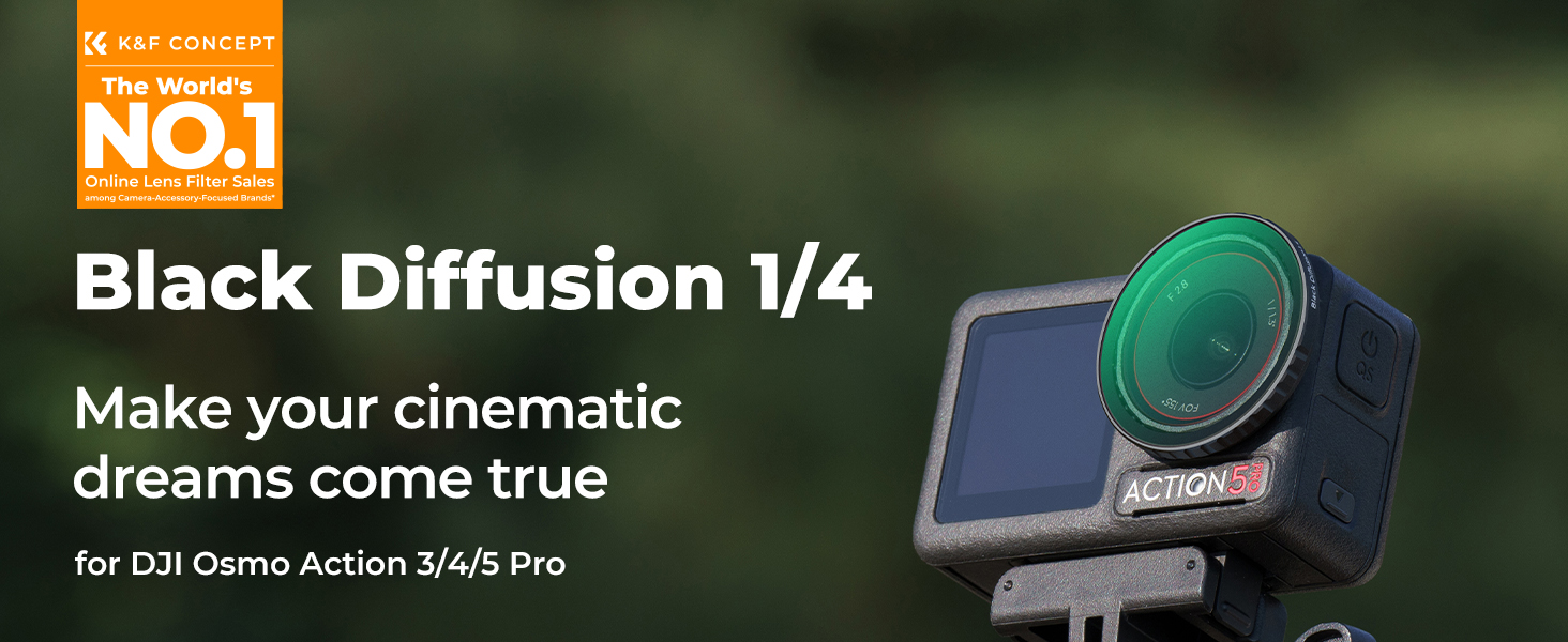 Osmo Actioin 3 4 5 Pro black diffusion filter