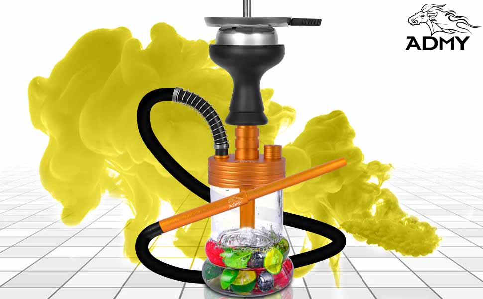 Moptrek ah Set with Everything, Mini Hookah Set, Shisha Set