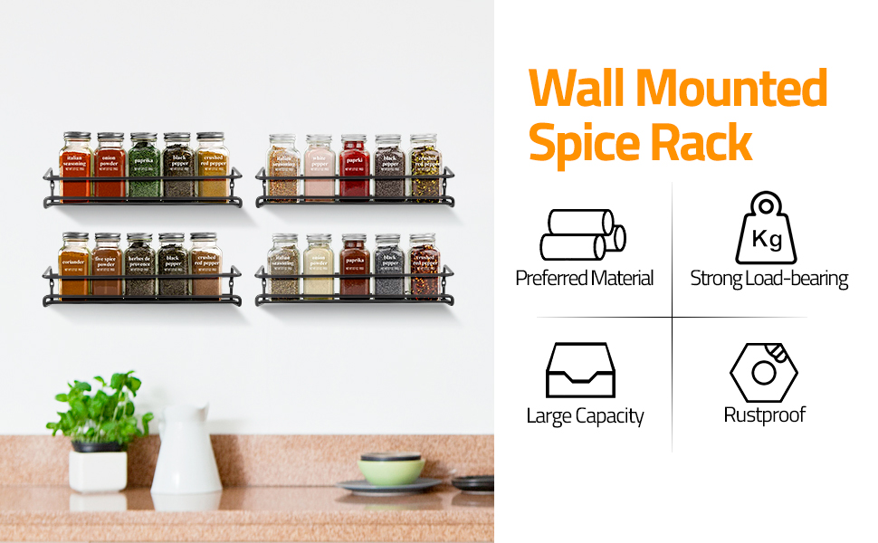 Spice Rack Organizer for Seasoning Organizer