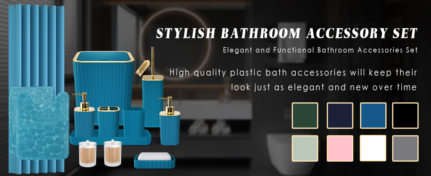 bathroom sets with shower curtain and rugs