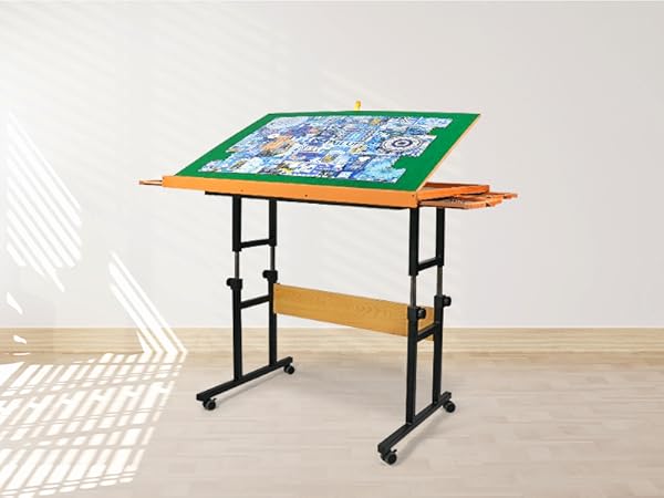 3-Tilting-Angle Portable Jigsaw Puzzle Board Portable