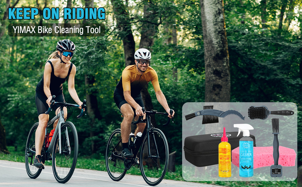 Amazon.com: YIMAX Bike Chain Cleaner Set, Bike Cleaners Bicycle ...