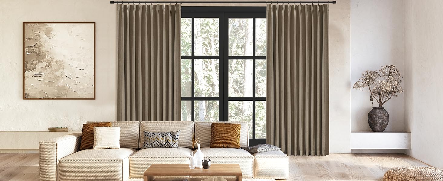 room darkening curtains