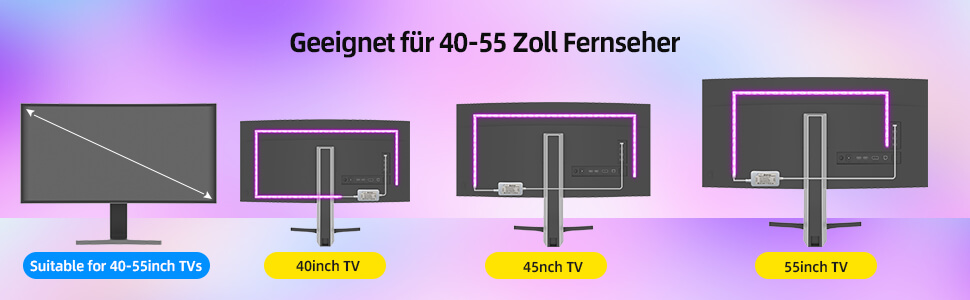 USB RGBWW LED -Lichtstreifen