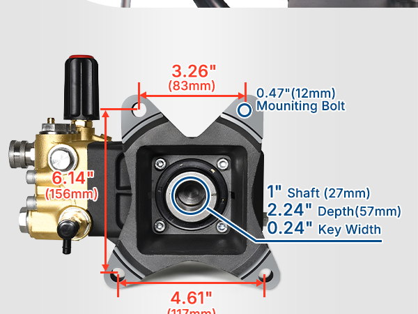 Amazon.com : YAMATIC Horizontal Triplex Plunger Pressure