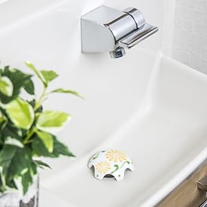 Amazon｜排水口カバー 蓋 有田焼 陶器 水回り トイレ 洗面台
