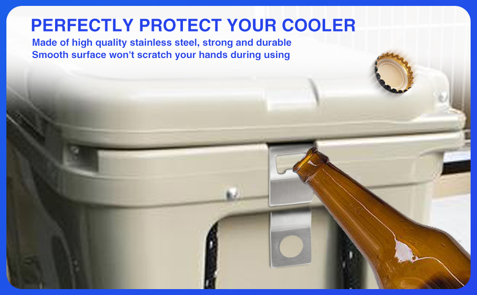 Omoojee Cooler Lock Bracket, 2 Pack with Bottle Opener