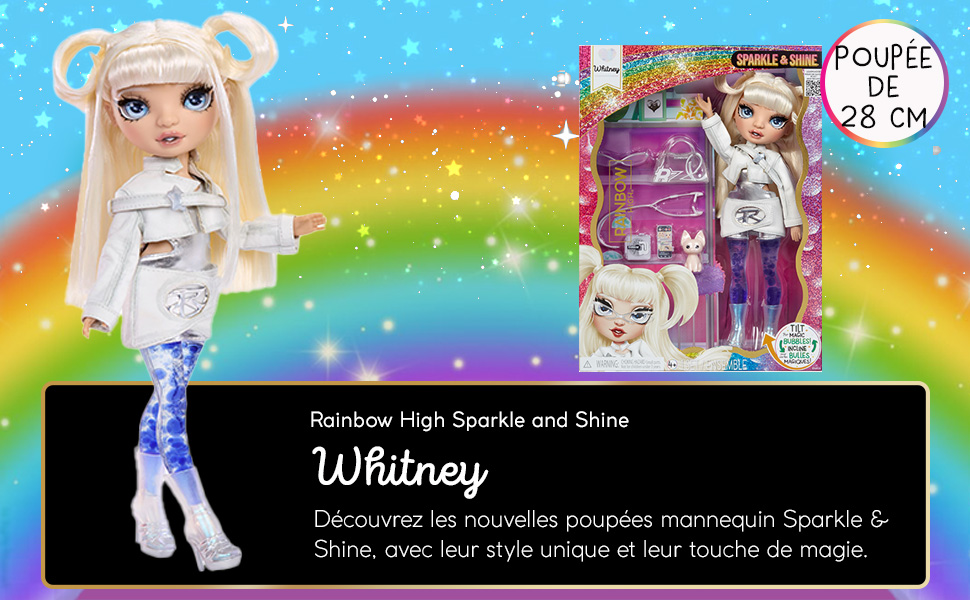 Rainbow High Sparkle & Shine Doll - Whitney - 28 cm Model