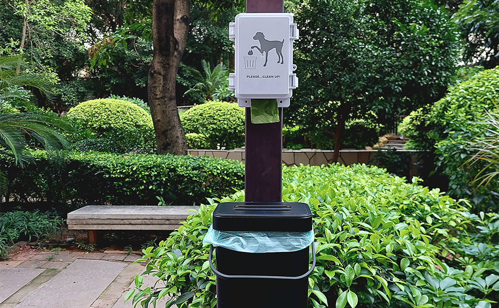 Dog Waste Station for Home ｜ Mini Mountable Dog Poop Trash