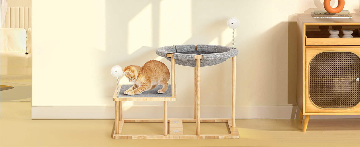 cat hammock, elevated cat bed