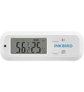 Inkbird ITH-12S Digital Thermometer and Hygrometer Temperature Humidity Bluetooth Smart Sensor, f...