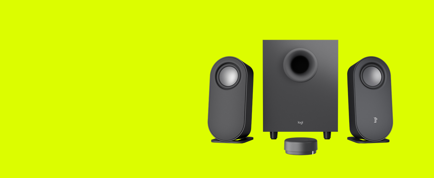 Logitech Z407 Bluetooth Computer Speakers with Subwoofer and Wireless