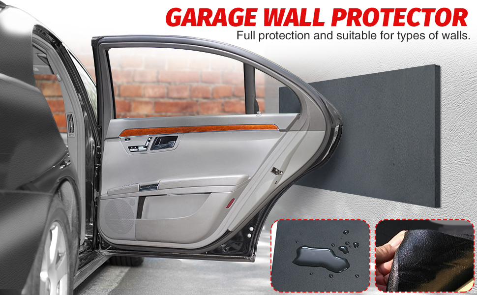 Foam Padding, Garage Wall Protectors, Garage Wall Padding Foam Sheet, Wall Protector Self