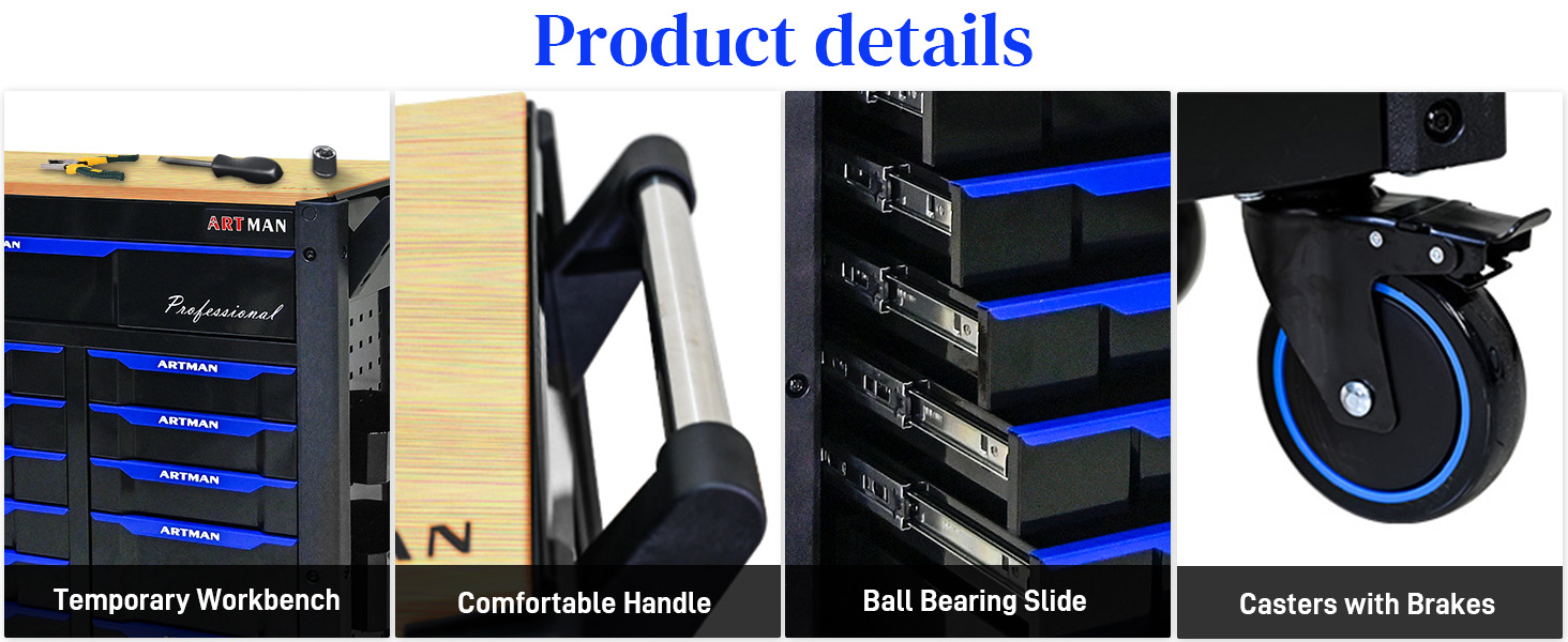 12 Drawers Tool Cart