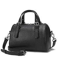 バッグ grained leather boston bag Full Grain Leather Boston Bag for Women - Top Handle