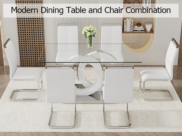 ホワイトレザー ガラステーブル 7147XxlZxpL.jpg_BO30,255,255,