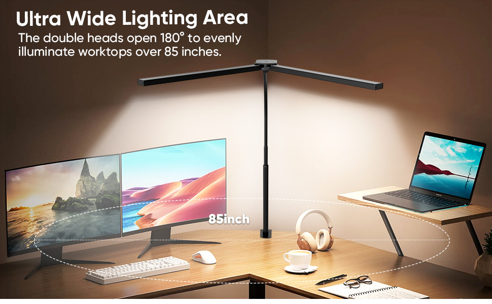 24W Eye Caring Architect lamp with Clamp Dual