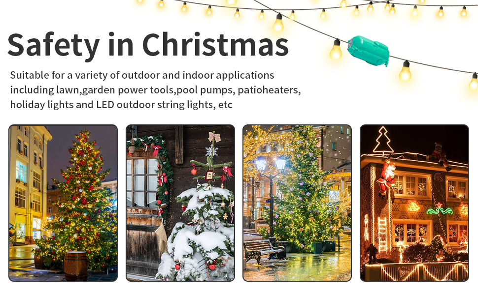 2 Pack Outdoor Extension Cord Covers Waterproof, Outdoor Plug Cover with Waterproof