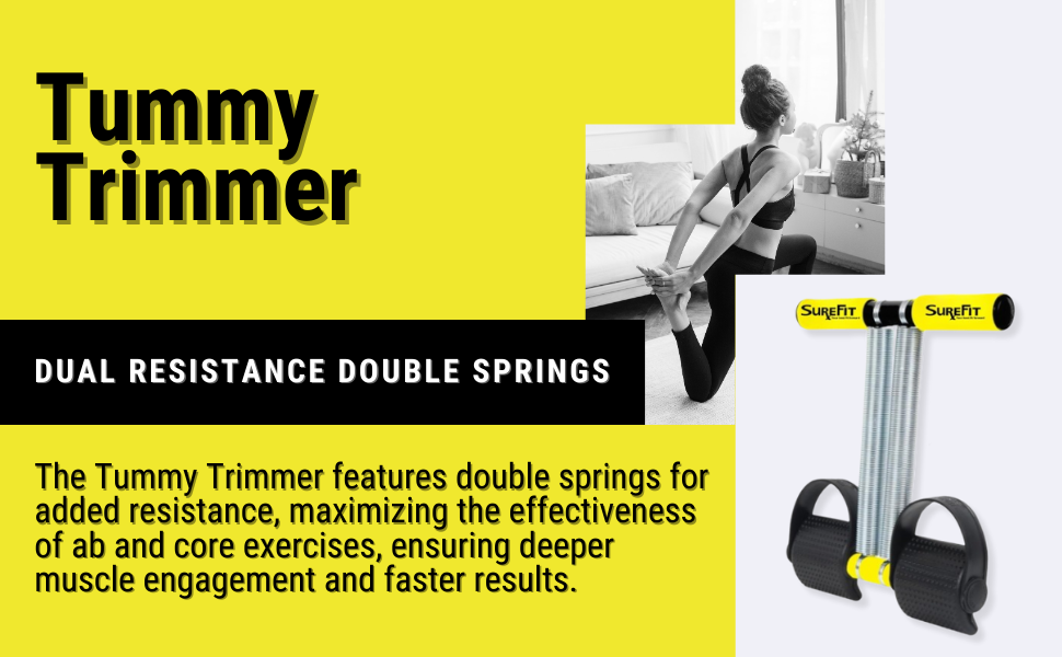 Review Surefit Tummy Trimmer Double Spring With Comfertable Foam 11 Spn-22D31C