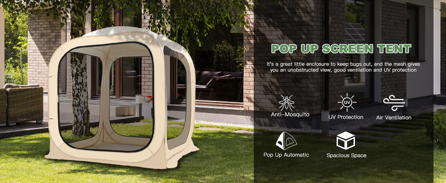 Barbella Sports Tent Pop Up Tent Camping Tent, Outdoor