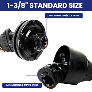 EMERY ファイバーフレックス　6'0\" スチュワートケネディ Amazon.com: VEVOR PTO Shaft, 1-3/8