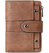 CLUCI Small Wallet for Women Leather Bifold Multi Mini Card Holder Organizer Designer Ladies Zipp...