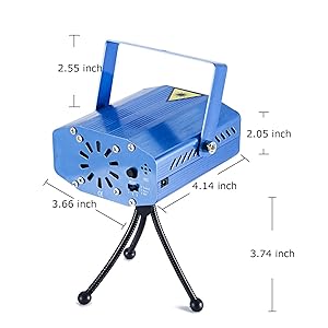 multi pattern mini laser light disco light projector stage