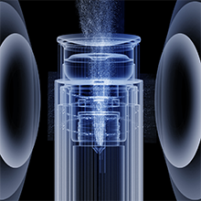 The air pump operates quietly.