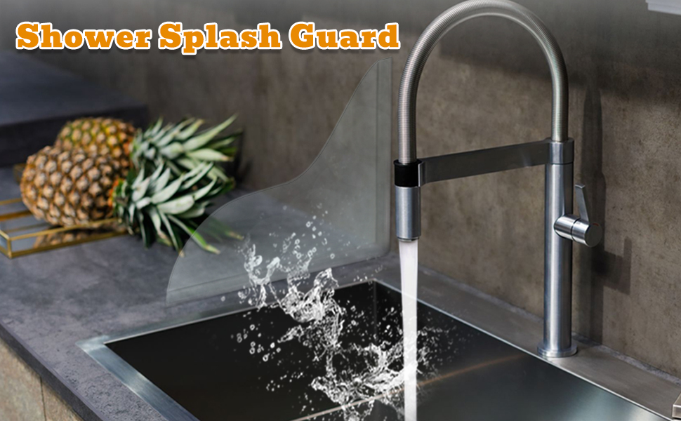 Honitra 2Pcs Shower Splash Guard, Self Adhesive