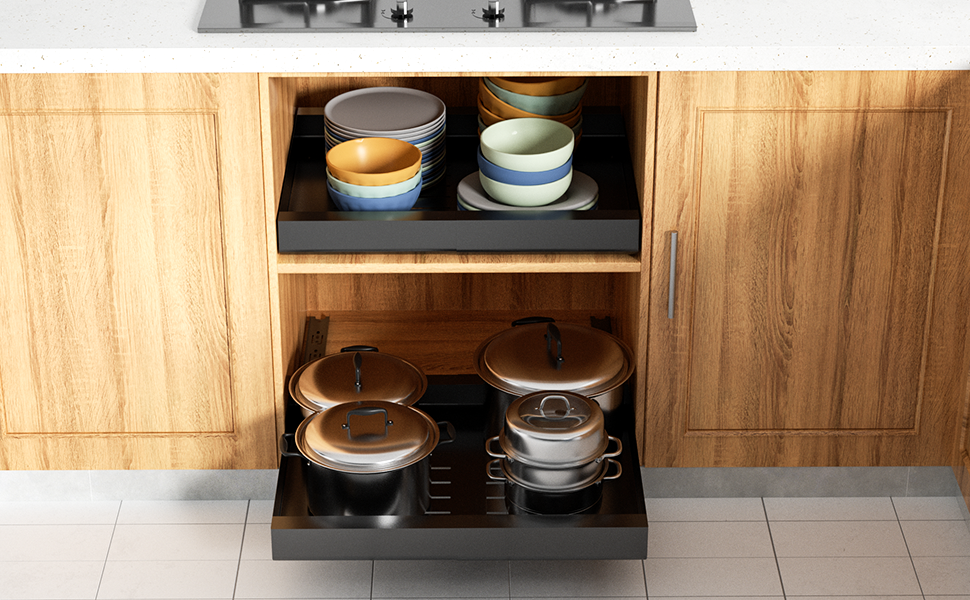 Expandable Pull out Organizer, Pull out Drawers