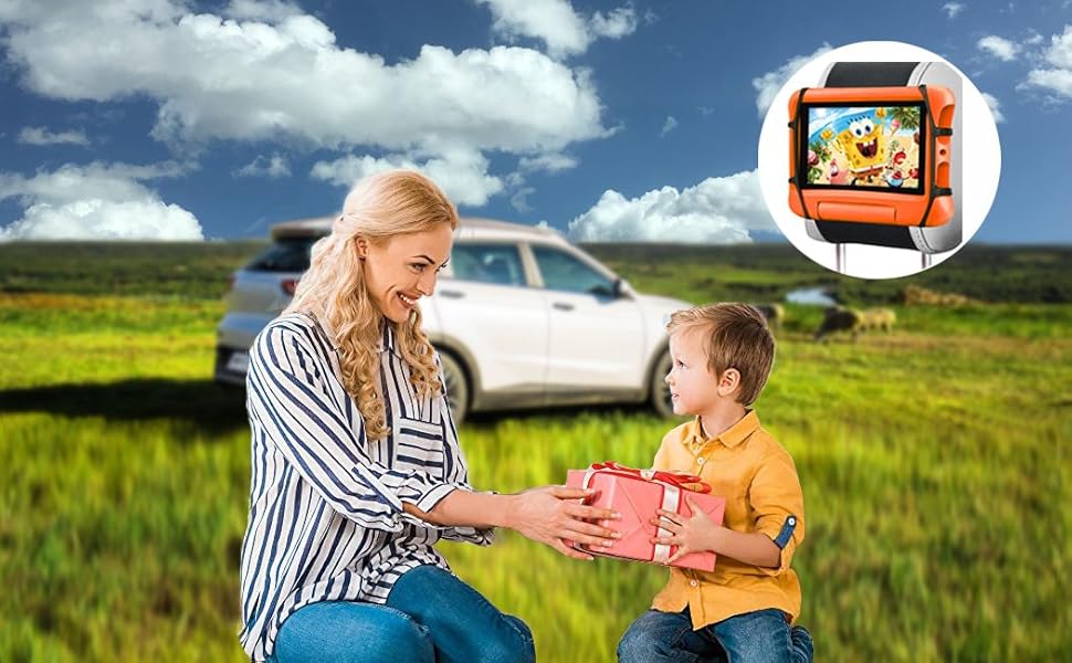 Car Headrest Tablet Mount Holder for Kids