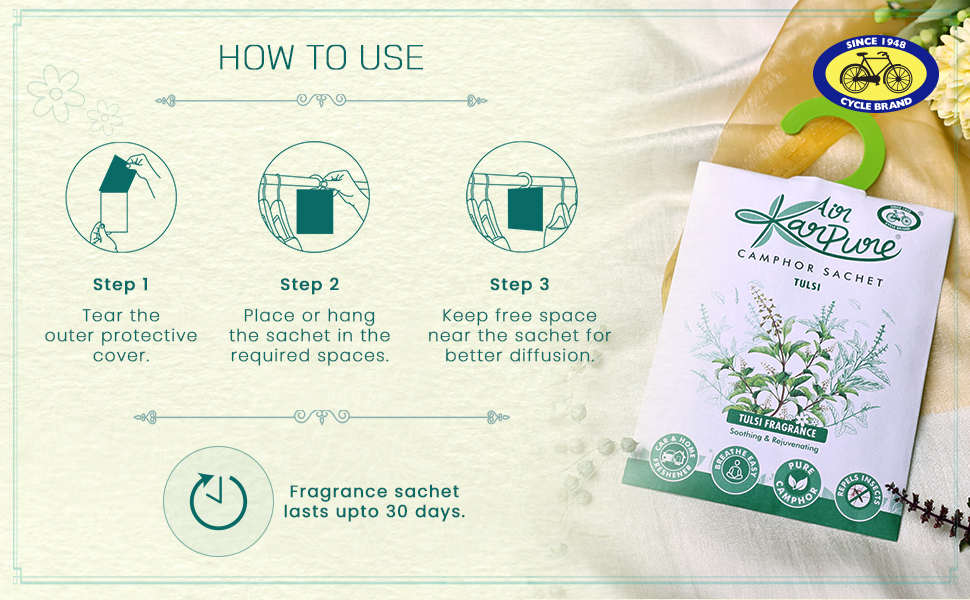 Tusli camphor sachet