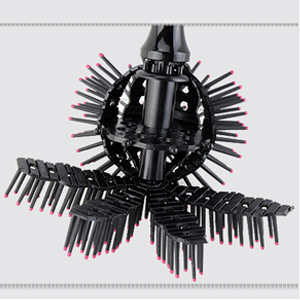 فرشاة شعر كروية 3 دي بومب كيرل، فرشاة تصفيف شعر مستديرة لتصفيف الشعر في صالونات التجميل