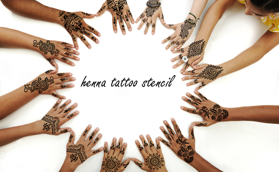 henna tattoo stencil 