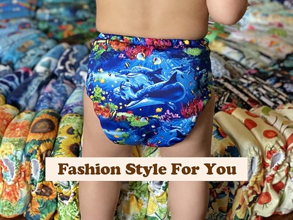 fashion beautiful economical reusabel cloth diaper