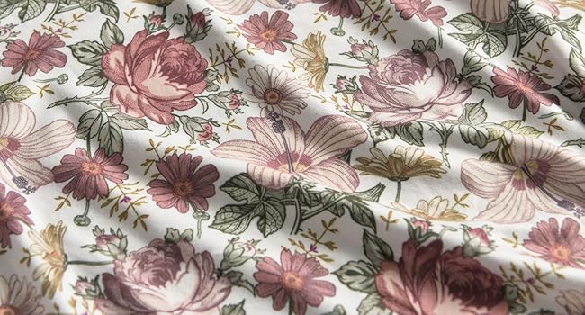 floral baby blanket