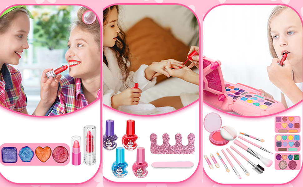Amazon | CSDmeewin 女の子 メイクセット コスメセット おもちゃ